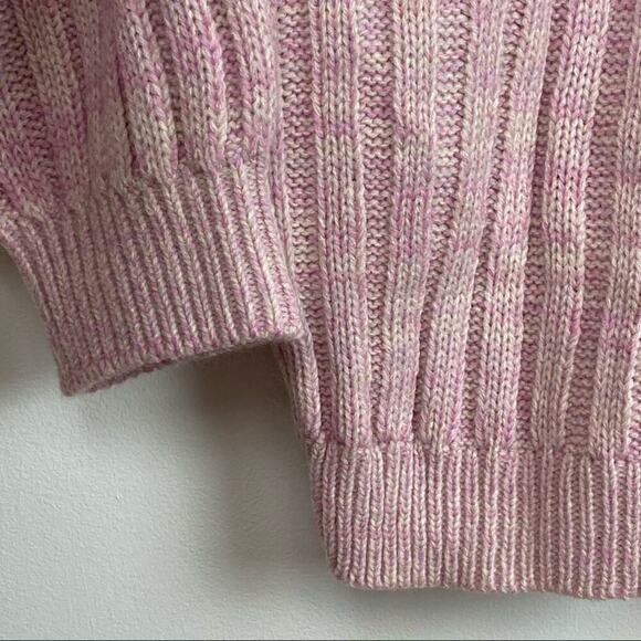 NWOT * BLANK NYC Ribbed Marled Knit Crewneck Sweater - Picture 8 of 11